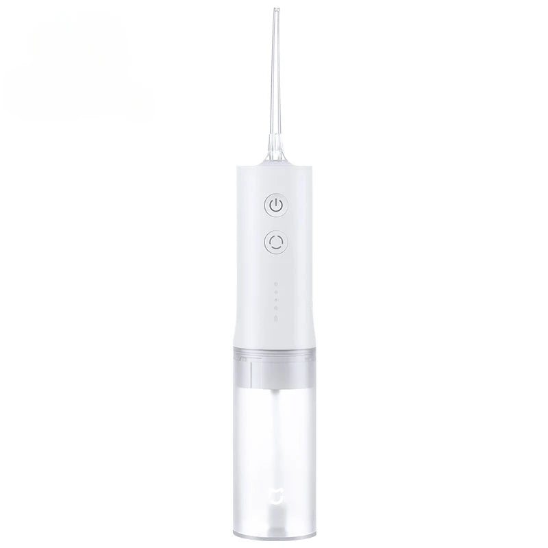 Xiaomi Mijia Portable Oral Irrigator,4 Mode 200ML Rechargeable Flossers IPX7 Waterproof Portable Cordless Teeth Cleaning Machine