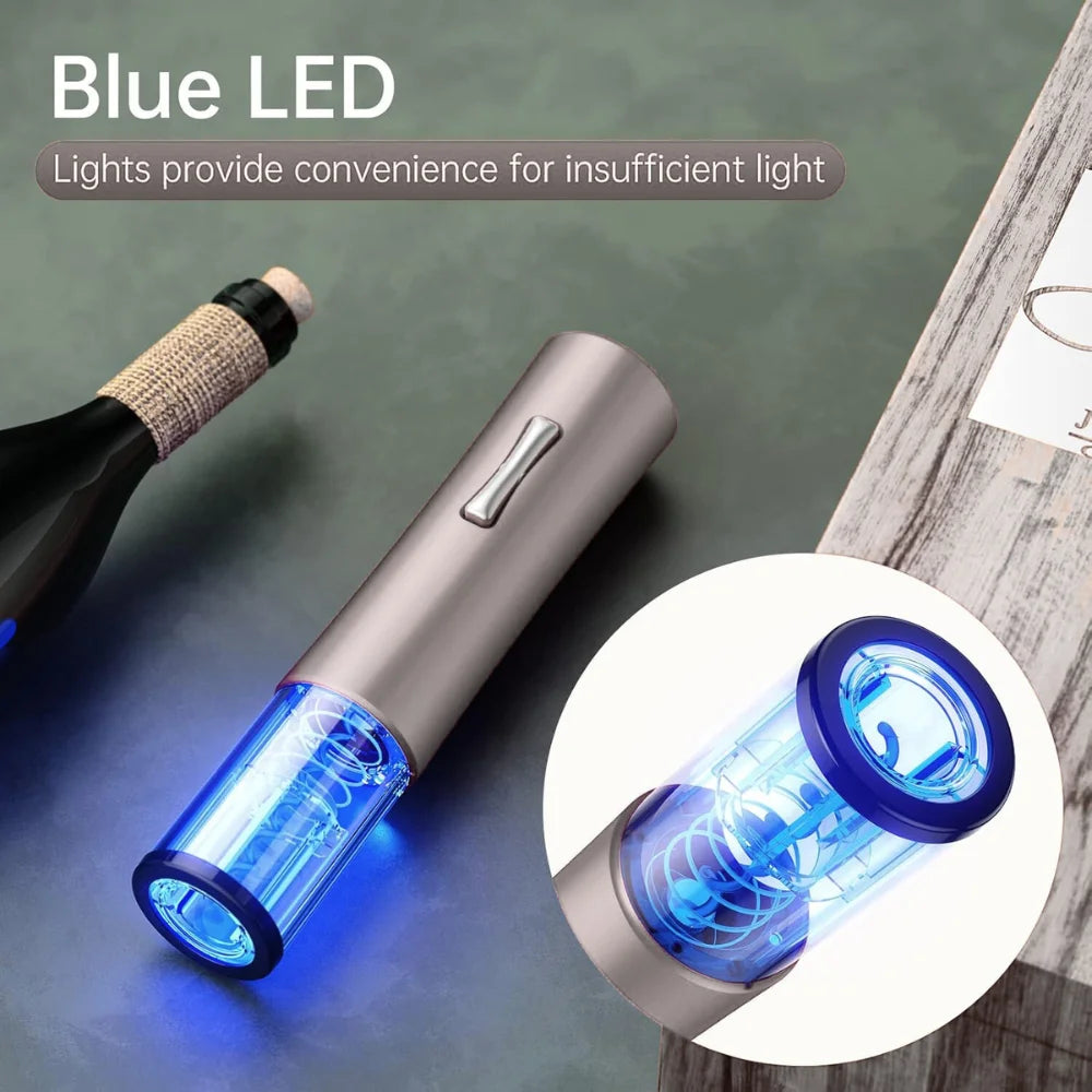 Saca Rolhas Automático Abridor De Vinho Garrafa Elétrico