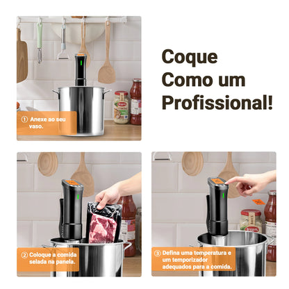 INKBIRD Culinary Sous Vide ISV-200W Wi-Fi Precision Cooker Powerful&Durable Immersion Circulator with Stainless Steel Components