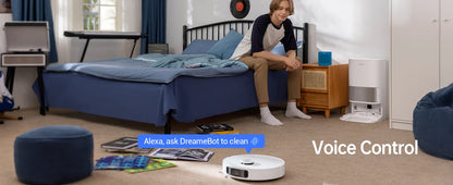 dreame L10s Ultra Robot Vacuum, Auto Mop Cleaning and Drying, Self-Refilling and Self-Emptying, 5300Pa, AI Navigation,Alexa