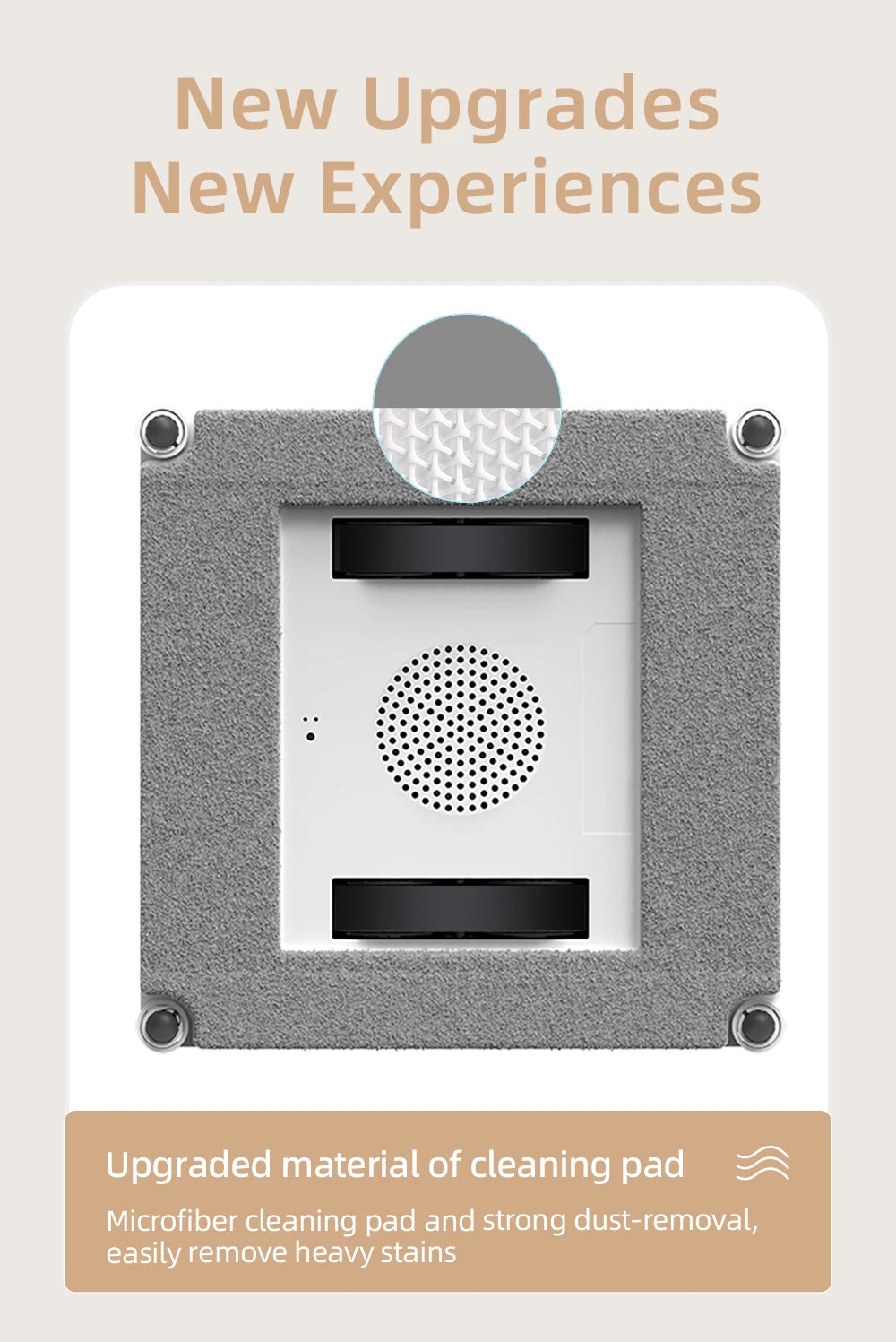 Window Cleaning Robot Liectroux YW509, 4-Way Water Spray,Home Glass Floor Wall Robot Window Cleaner,Laser Sensor,Smart Navigate