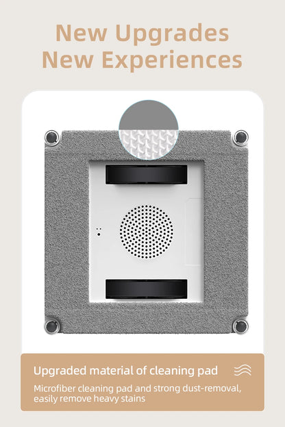 Window Cleaning Robot Liectroux YW509, 4-Way Water Spray,Home Glass Floor Wall Robot Window Cleaner,Laser Sensor,Smart Navigate