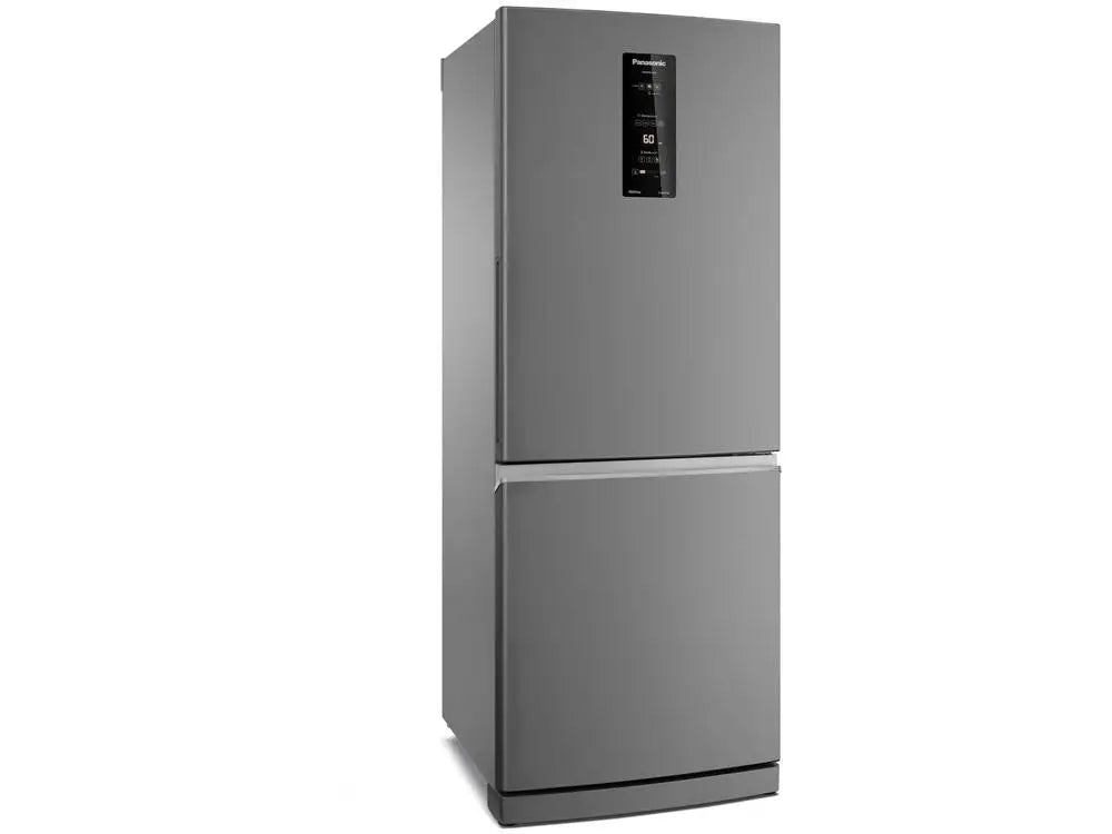 Panasonic Frost Free Duplex Inverse Brushed Steel Refrigerator/Cooler 460L NR-BB64PV1X - 220V