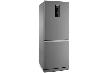 Panasonic Frost Free Duplex Inverse Brushed Steel Refrigerator/Cooler 460L NR-BB64PV1X - 220V