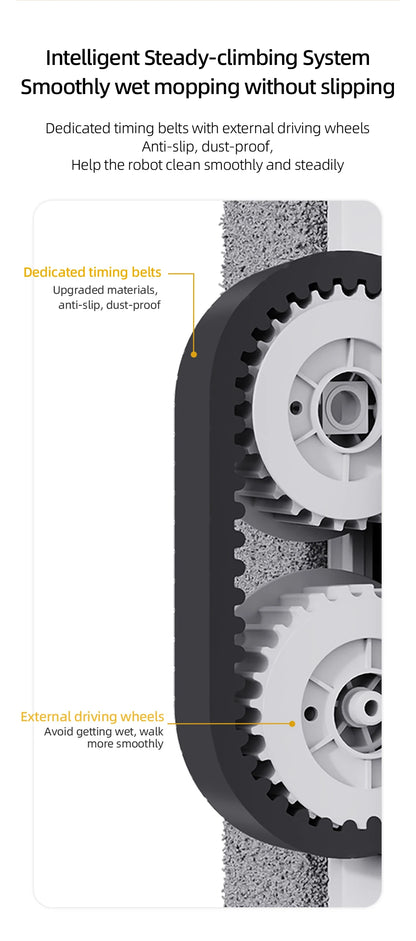 Window Cleaning Robot Liectroux YW509, 4-Way Water Spray,Home Glass Floor Wall Robot Window Cleaner,Laser Sensor,Smart Navigate