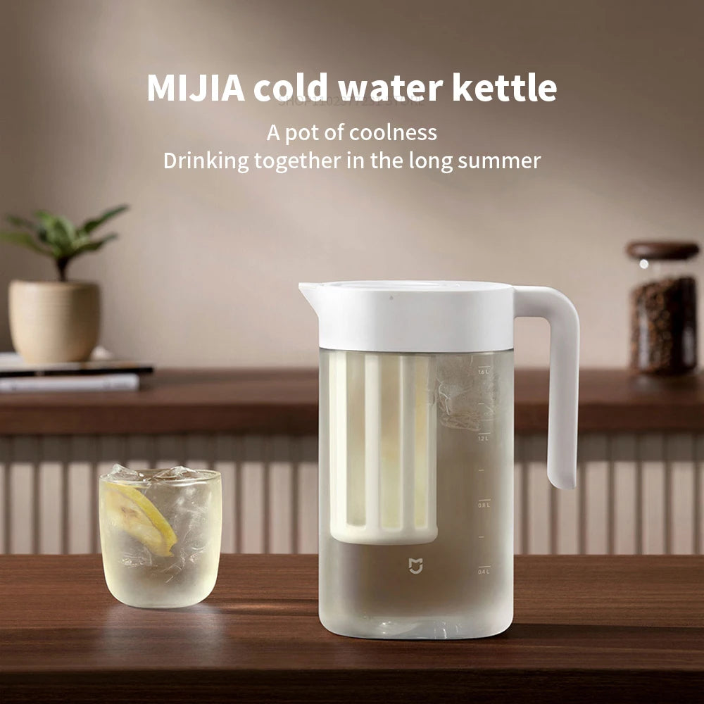 Xiaomi Mijia Large Capacity Cold Water Kettle Iced Beverage Dispenser Refrigerator Cold Juice Drink High Quality Storage Tank