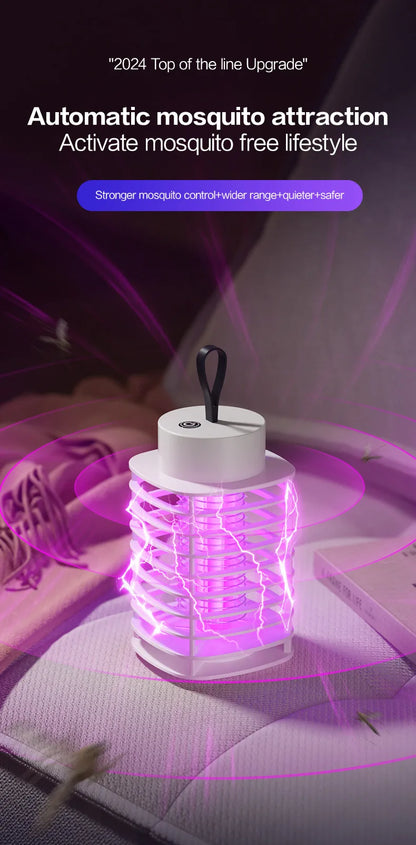 Xiaomi USB Rechargeable Mosquito Killer Lamp Portable Electric Fly Trap Insectkiller Lamp Outdoor Mute Anti Mosquito Lamp Insect