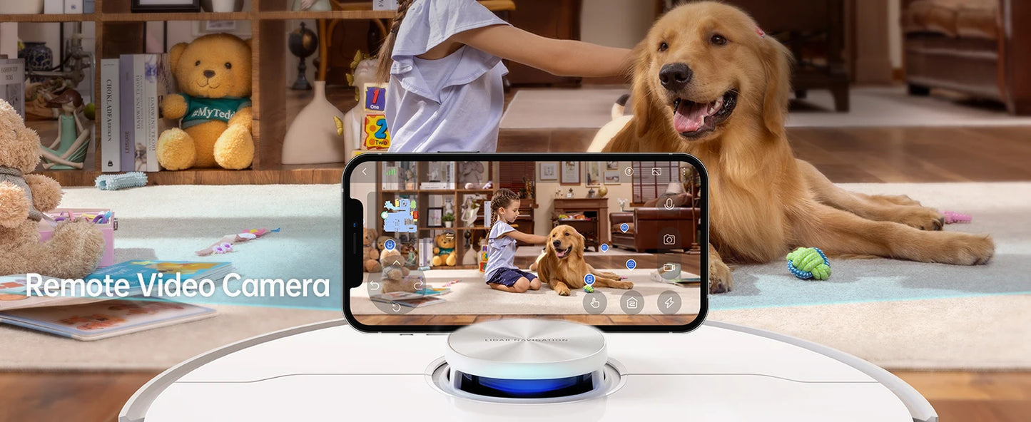 dreame L10s Ultra Robot Vacuum, Auto Mop Cleaning and Drying, Self-Refilling and Self-Emptying, 5300Pa, AI Navigation,Alexa