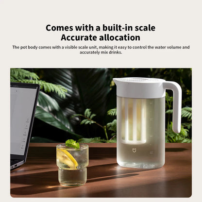 Xiaomi Mijia Large Capacity Cold Water Kettle Iced Beverage Dispenser Refrigerator Cold Juice Drink High Quality Storage Tank
