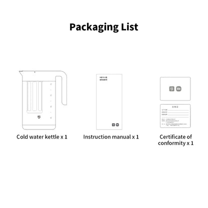 Xiaomi Mijia Large Capacity Cold Water Kettle Iced Beverage Dispenser Refrigerator Cold Juice Drink High Quality Storage Tank