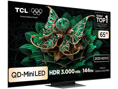 Smart TV 65 TCL 4K UHD MiniLED 65C7K 144Hz Google TV MiniLED AiPQ Pro Google Assistant 4 HDMI