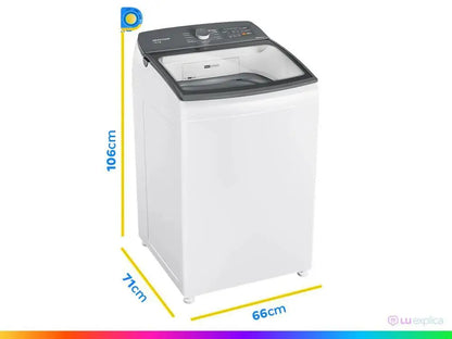 Washing Machine Brastemp 15kg Stainless Steel Basket-110V