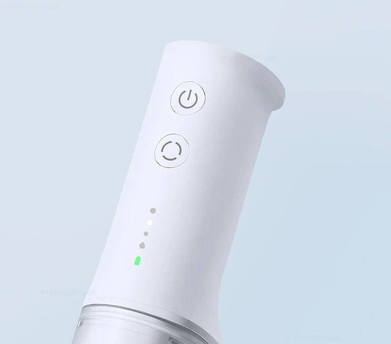 Xiaomi Mijia Portable Oral Irrigator,4 Mode 200ML Rechargeable Flossers IPX7 Waterproof Portable Cordless Teeth Cleaning Machine