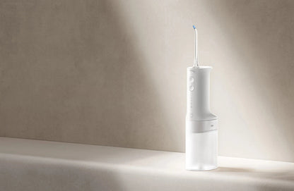 Xiaomi Mijia Portable Oral Irrigator,4 Mode 200ML Rechargeable Flossers IPX7 Waterproof Portable Cordless Teeth Cleaning Machine