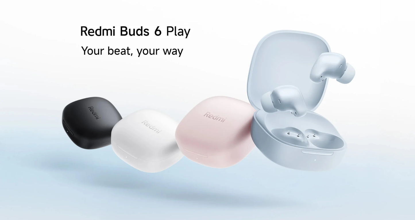 Xiaomi Redmi Buds 6 Play Earphone Touch Control Noise Reduction 36-Hour Battery Life Bluetooth Wireless Sport Headphone