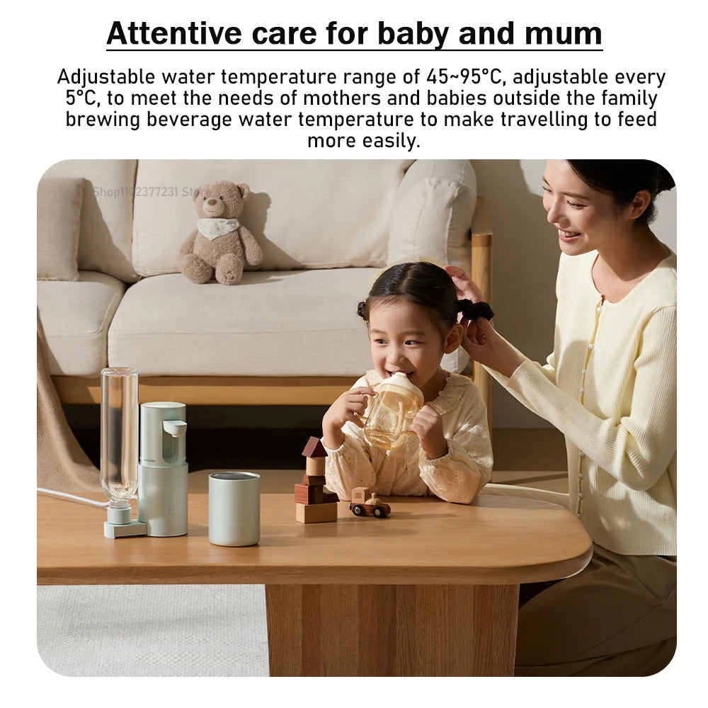 Xiaomi Mijia Portable Instant Hot Water Dispenser Office Home Desktop Electric Kettle Thermostat Portable Water Pump Fast heatin