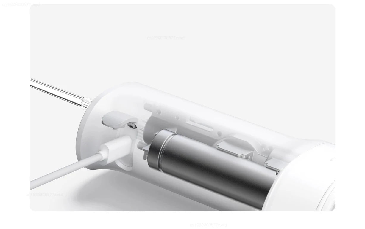 Xiaomi Mijia Portable Oral Irrigator,4 Mode 200ML Rechargeable Flossers IPX7 Waterproof Portable Cordless Teeth Cleaning Machine