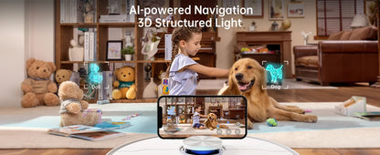 dreame L10s Ultra Robot Vacuum, Auto Mop Cleaning and Drying, Self-Refilling and Self-Emptying, 5300Pa, AI Navigation,Alexa
