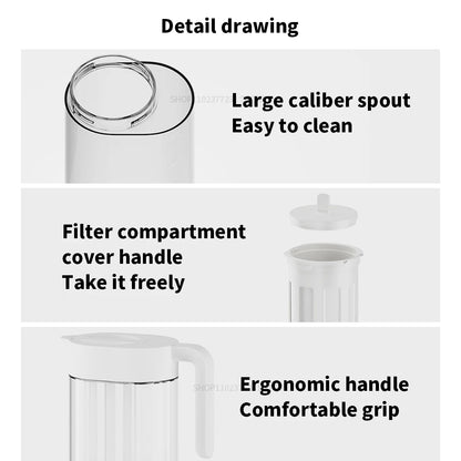 Xiaomi Mijia Large Capacity Cold Water Kettle Iced Beverage Dispenser Refrigerator Cold Juice Drink High Quality Storage Tank
