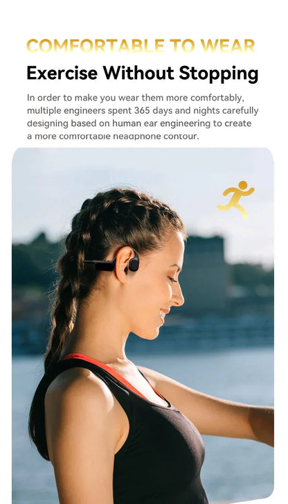 For Xiaomi 1543248 Mijia Bone Earphones Bluetooth 5.4 Sports Wireless Headphones Ear Hook Waterproof Headset for Running Driving