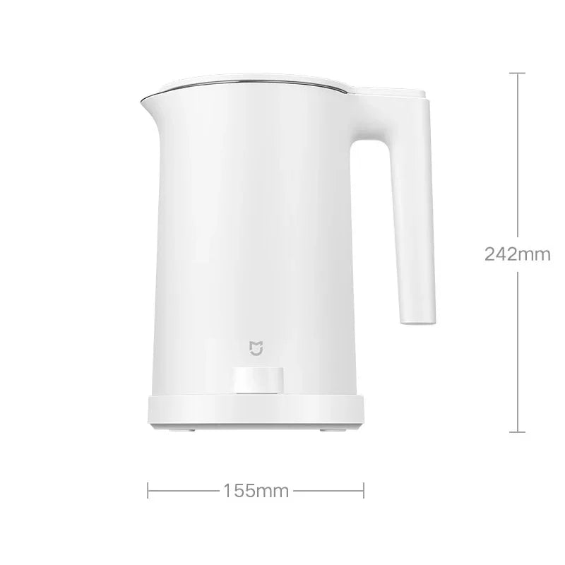 XIAOMI MIJIA Thermostatic Electric Kettles 2 Pro,Tea Kettle for Hot Water, Coffee & Tea,1.7L,With Auto Shut-Off,220V,CN Version