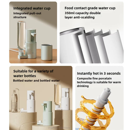 Xiaomi Mijia Portable Instant Hot Water Dispenser Office Home Desktop Electric Kettle Thermostat Portable Water Pump Fast heatin