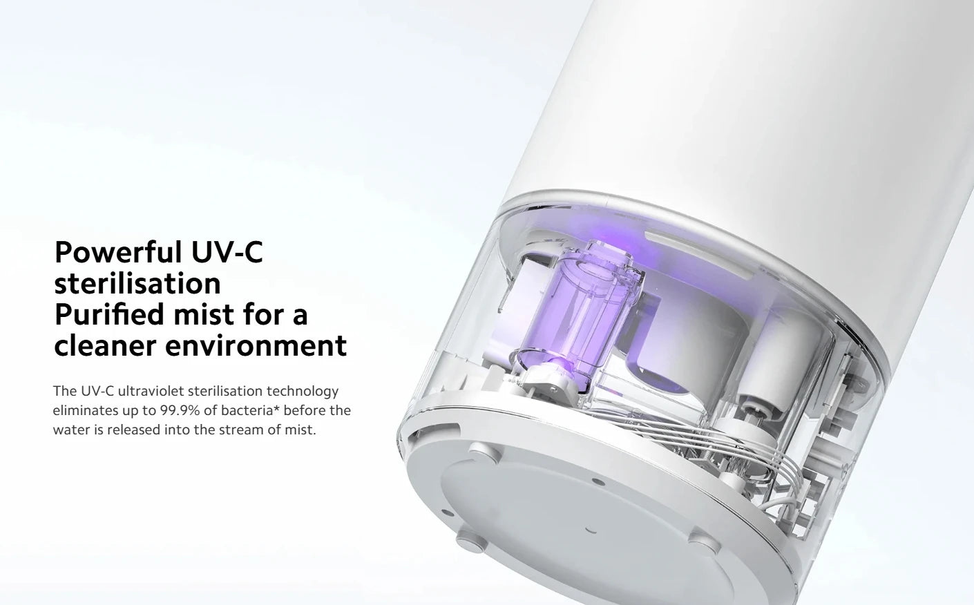 XIAOMI MIJIA Smart Antibacterial Humidifier 2 For Home 4.5L UVC 99.9% Sterilization Air Humidifier Aroma Essential Oils Diffuser