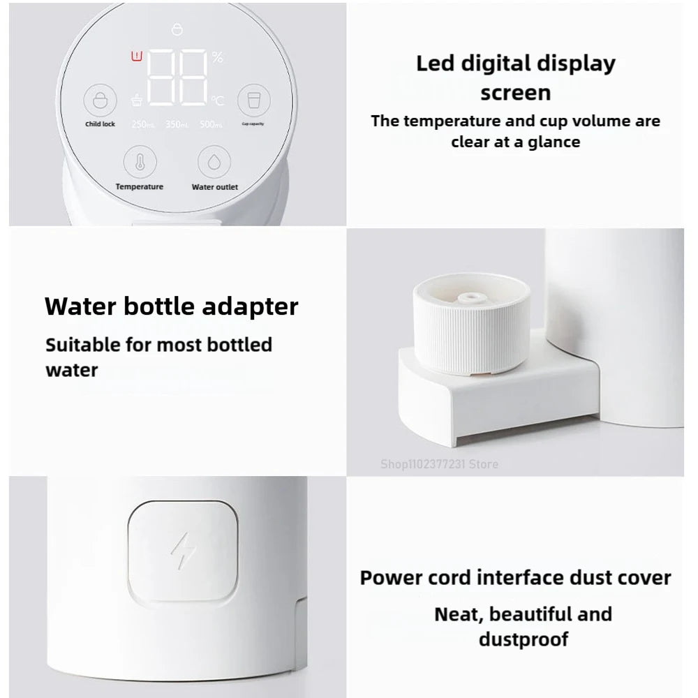 Xiaomi Mijia Portable Instant Hot Water Dispenser Office Home Desktop Electric Kettle Thermostat Portable Water Pump Fast heatin