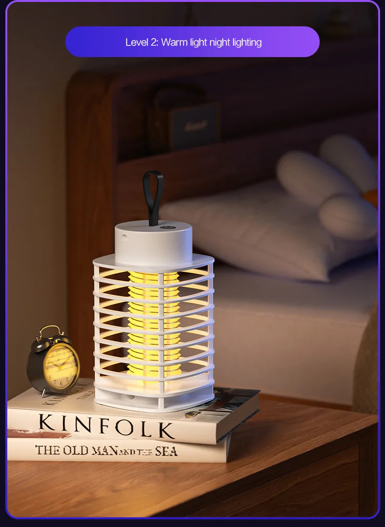 Xiaomi USB Rechargeable Mosquito Killer Lamp Portable Electric Fly Trap Insectkiller Lamp Outdoor Mute Anti Mosquito Lamp Insect