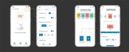 INKBIRD WiFi Sous Vide Machine ISV-101W 1000W Sous Vide Cooker 3D Water Circulation Heating with App Preset Menus For Cooking