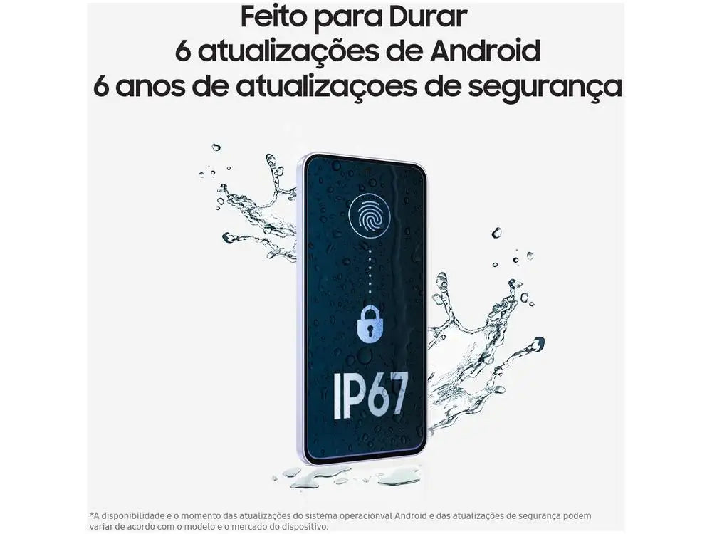 Smartphone Samsung Galaxy A56 128GB 5G 8GB RAM Green 6,7 "Camera. Triple + Selfie 12MP