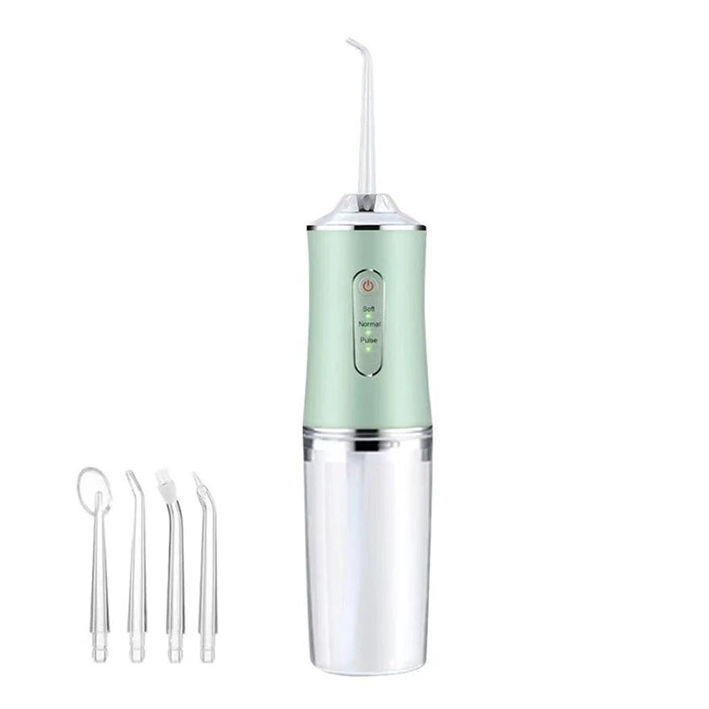 Xiaomi Electric Dental Water Flosser Oral Irrigator Dental Bed Sprinkler Jet Toothpick Portable Mouth Washing Machine 4 Nozzle