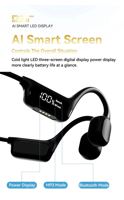 For Xiaomi 1543248 Mijia Bone Earphones Bluetooth 5.4 Sports Wireless Headphones Ear Hook Waterproof Headset for Running Driving