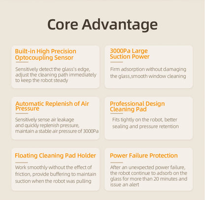 Window Cleaning Robot Liectroux YW509, 4-Way Water Spray,Home Glass Floor Wall Robot Window Cleaner,Laser Sensor,Smart Navigate