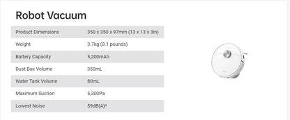 dreame L10s Ultra Robot Vacuum, Auto Mop Cleaning and Drying, Self-Refilling and Self-Emptying, 5300Pa, AI Navigation,Alexa