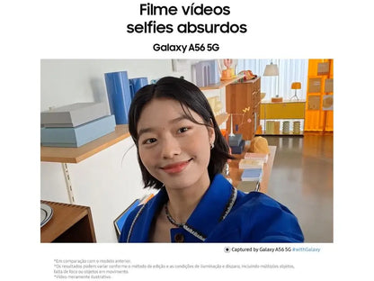 Smartphone Samsung Galaxy A56 128GB 5G 8GB RAM Green 6,7 "Camera. Triple + Selfie 12MP