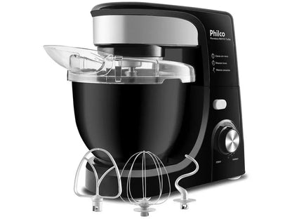 775W Black Philco Planetary Mixer 12 Speeds 4 Liters Turbo PBP775P - 220V