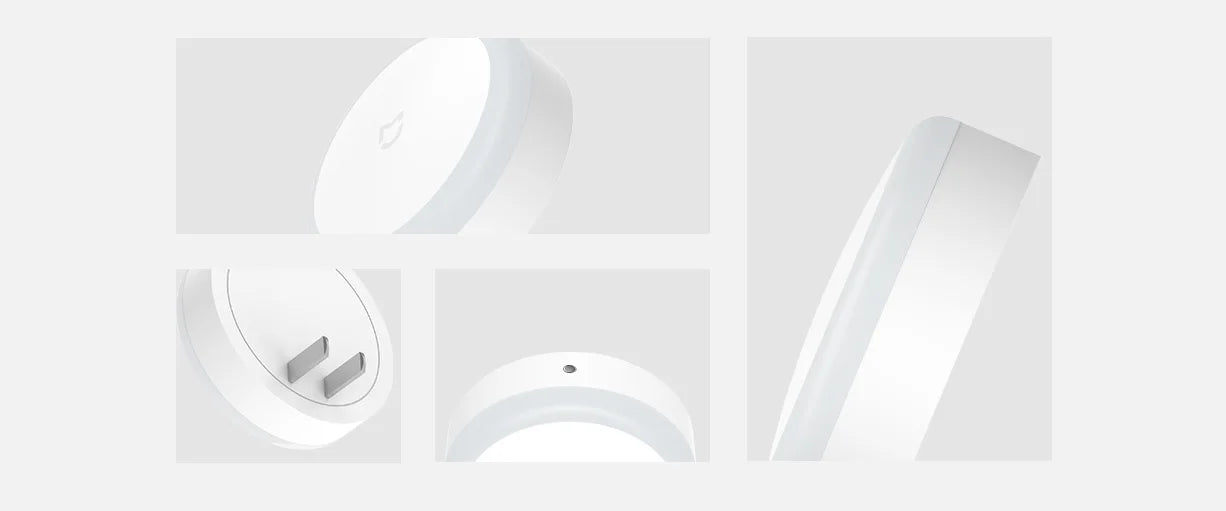 XIAOMI MIJIA Plug-in Night Light With Touch Switch,Chinese Version With Adapter,Light Sensor,Soft Warm Light,Energy-Saving Desig
