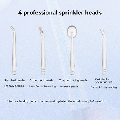Xiaomi Electric Dental Water Flosser Oral Irrigator Dental Bed Sprinkler Jet Toothpick Portable Mouth Washing Machine 4 Nozzle