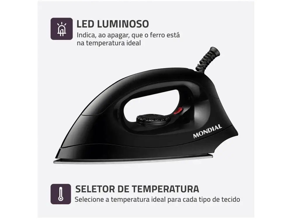 Mondial Dry Ironing Iron FSN-55-B - 110V