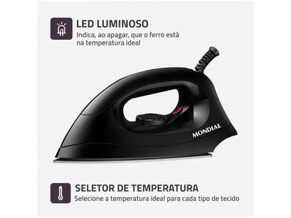 Mondial Dry Ironing Iron FSN-55-B - 110V