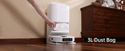 dreame L10s Ultra Robot Vacuum, Auto Mop Cleaning and Drying, Self-Refilling and Self-Emptying, 5300Pa, AI Navigation,Alexa