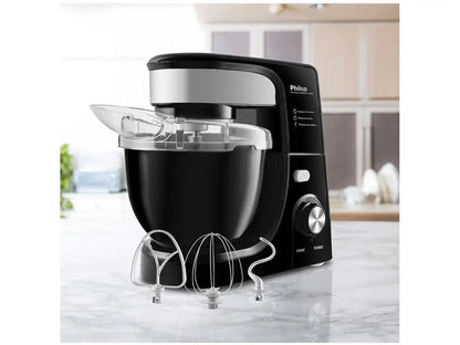 775W Black Philco Planetary Mixer 12 Speeds 4 Liters Turbo PBP775P - 220V