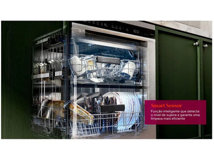 BrASTemp Dishwasher Embedded 15 Services BLF61AB White-220V