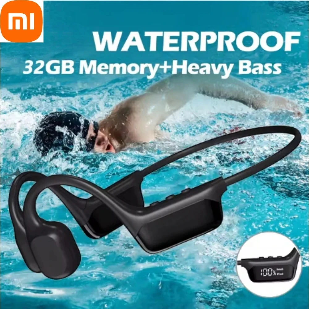 For Xiaomi 1543248 Mijia Bone Earphones Bluetooth 5.4 Sports Wireless Headphones Ear Hook Waterproof Headset for Running Driving
