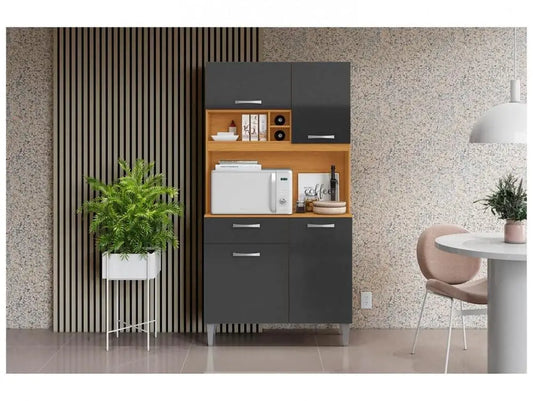 Malva 4 Doors 1 Drawer Compact Kitchen Aramobile