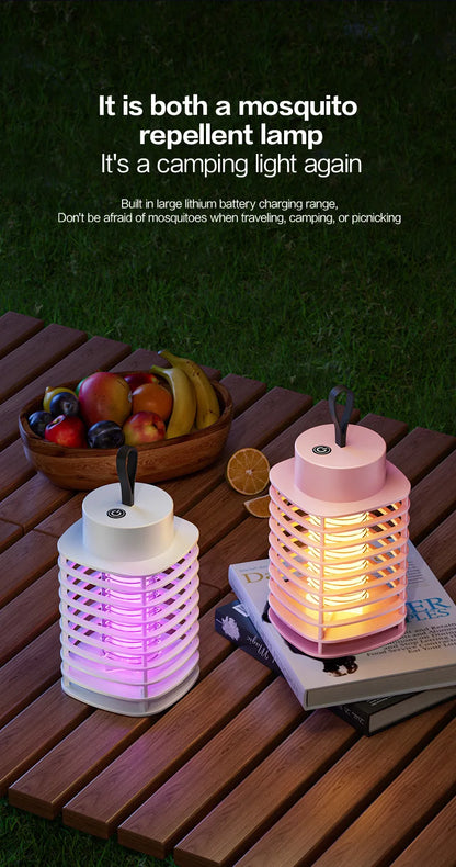 Xiaomi USB Rechargeable Mosquito Killer Lamp Portable Electric Fly Trap Insectkiller Lamp Outdoor Mute Anti Mosquito Lamp Insect