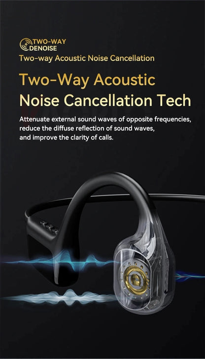 For Xiaomi 1543248 Mijia Bone Earphones Bluetooth 5.4 Sports Wireless Headphones Ear Hook Waterproof Headset for Running Driving