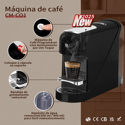 CM-CO1 20 Bar-Tank Espresso Coffee Machine 900ml, CM-CO1 20 Bar-Automatic Coffee Machine, Coibeu, From Brazil