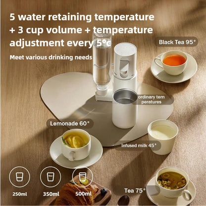 Xiaomi Mijia Portable Instant Hot Water Dispenser Office Home Desktop Electric Kettle Thermostat Portable Water Pump Fast heatin
